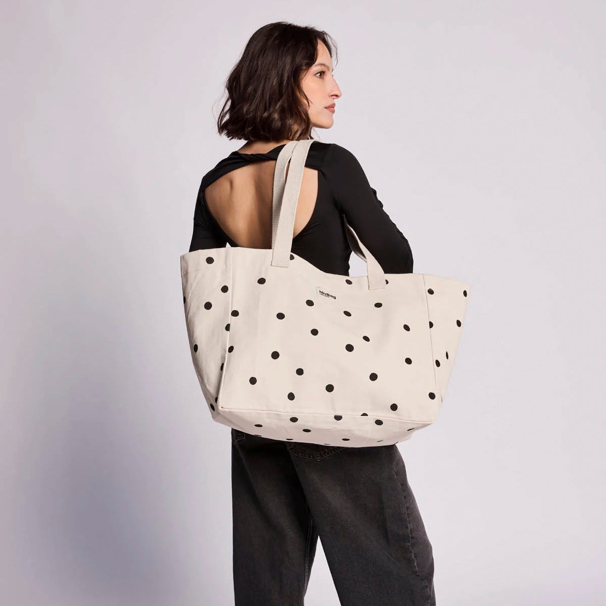 Claude Tragetasche - Polka dots