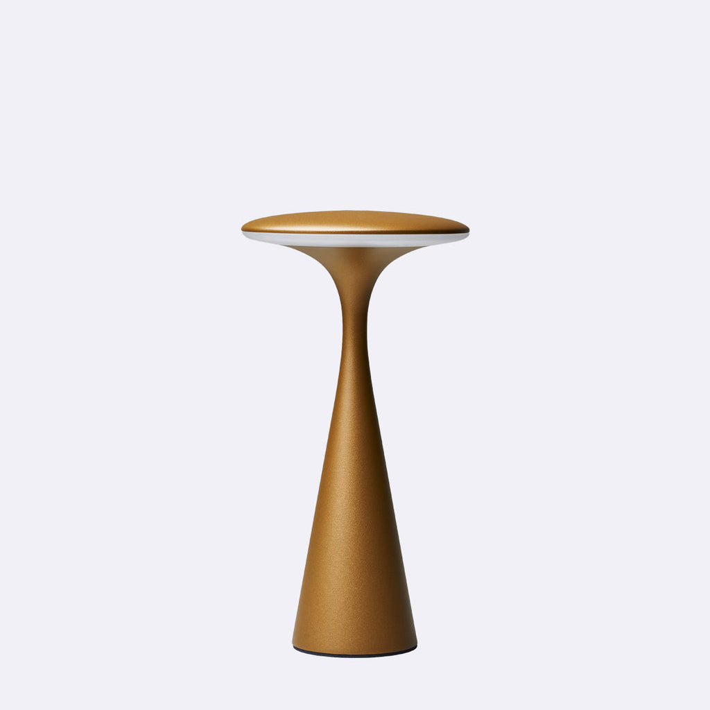 LED-Laterne UFO - brushed brass