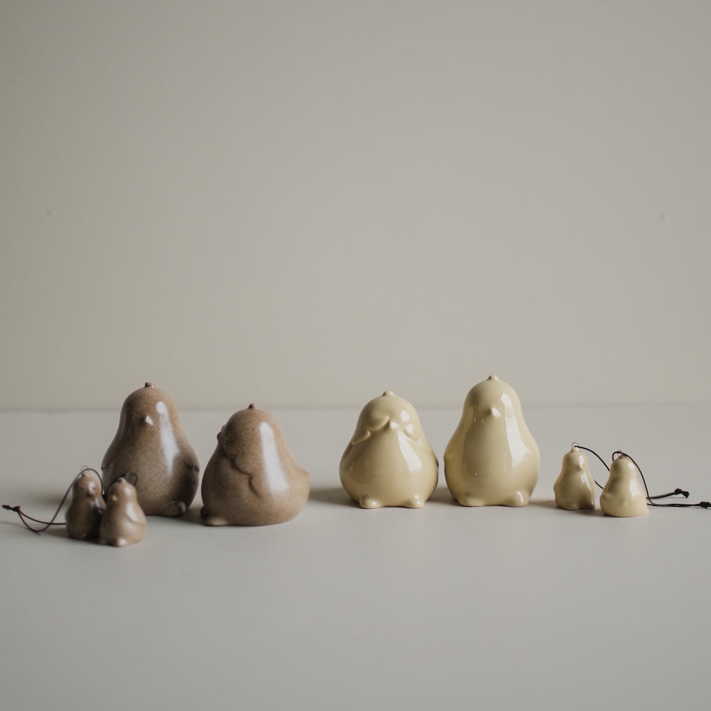 Chubby Chicken 2er Set - shiny yellow