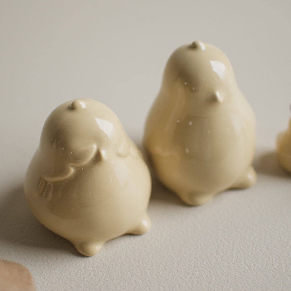 Chubby Chicken 2er Set - shiny yellow