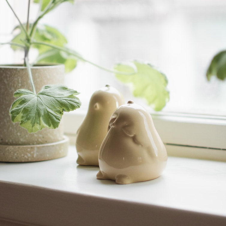 Chubby Chicken 2er Set - shiny yellow