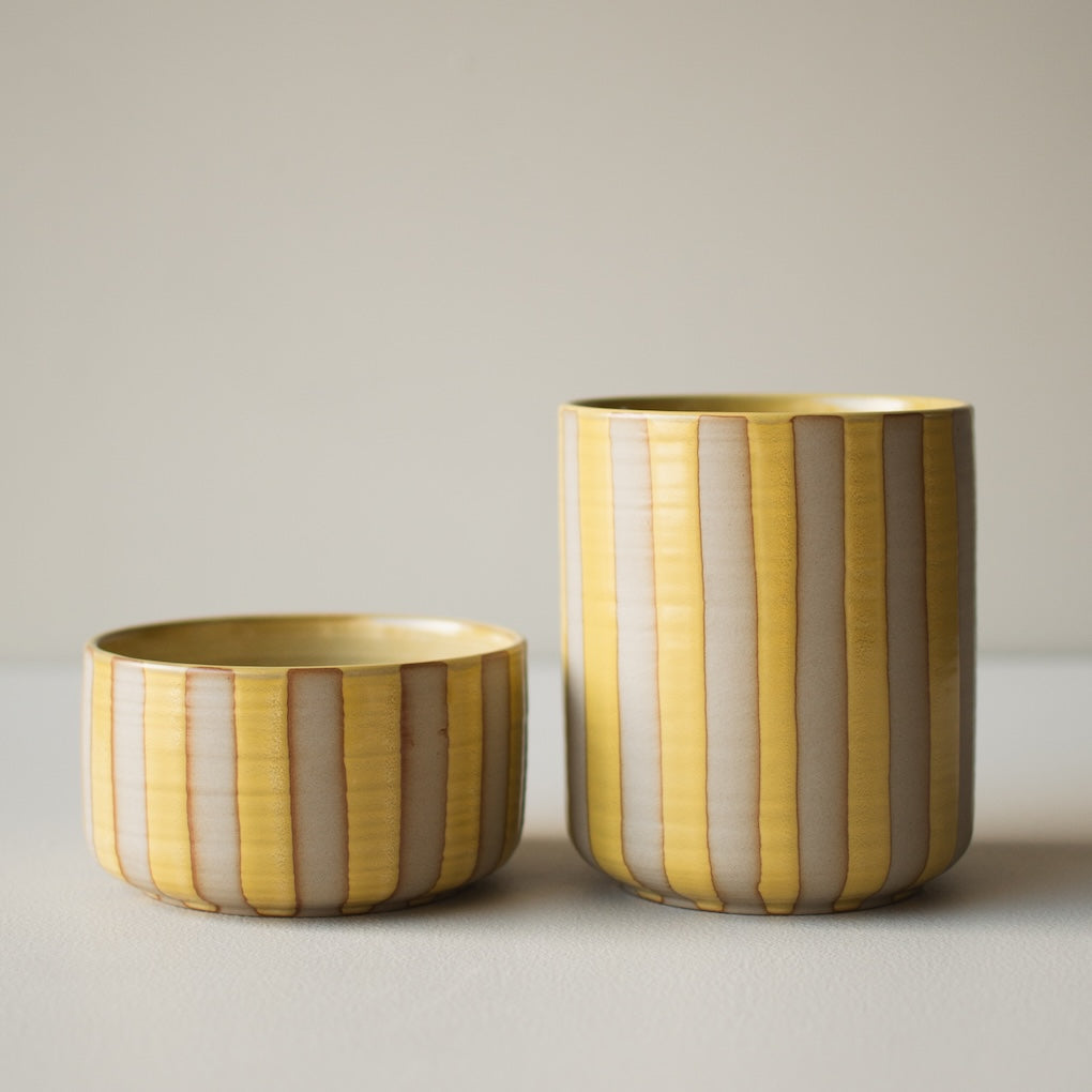 Schale Line - stripe yellow