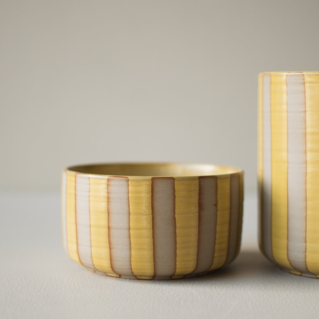 Schale Line - stripe yellow