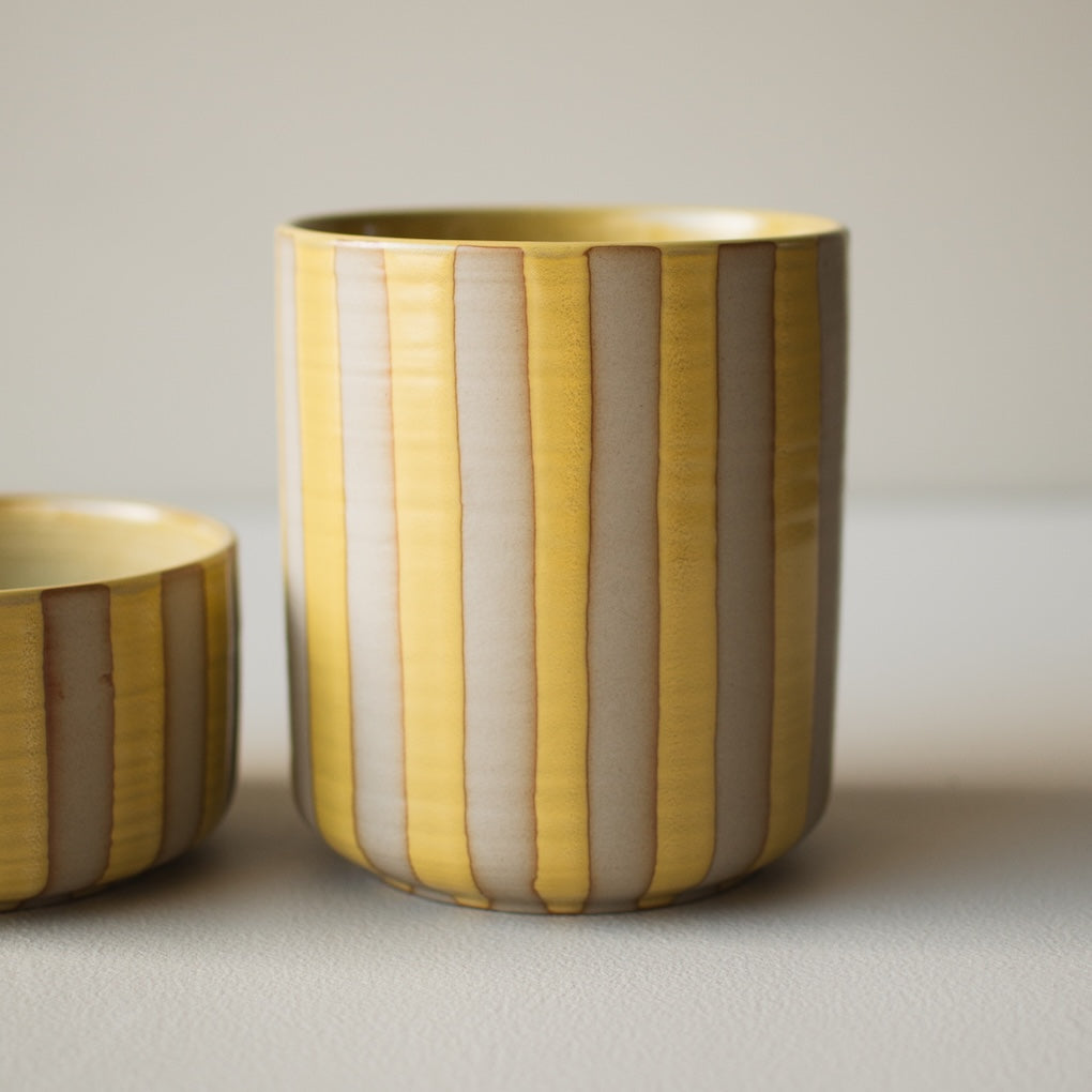 Schale Line - stripe yellow