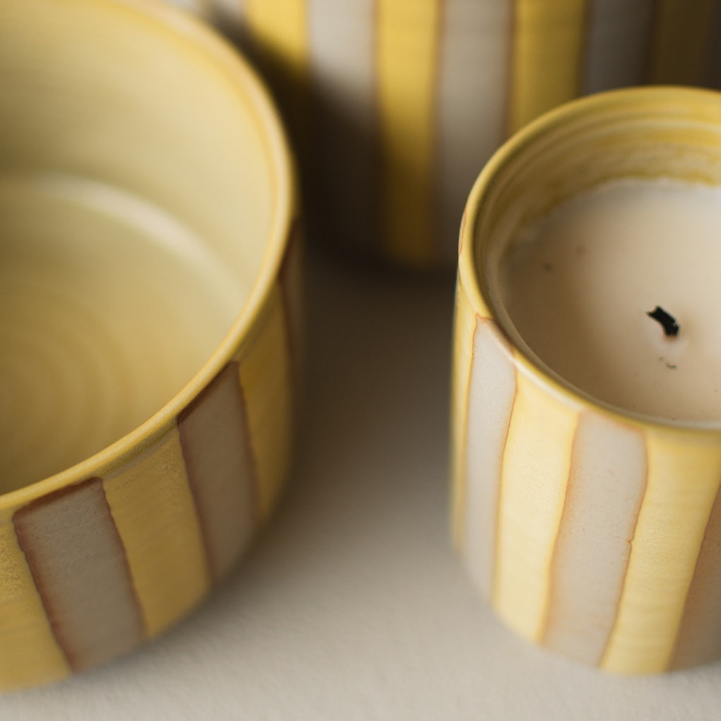 Schale Line - stripe yellow