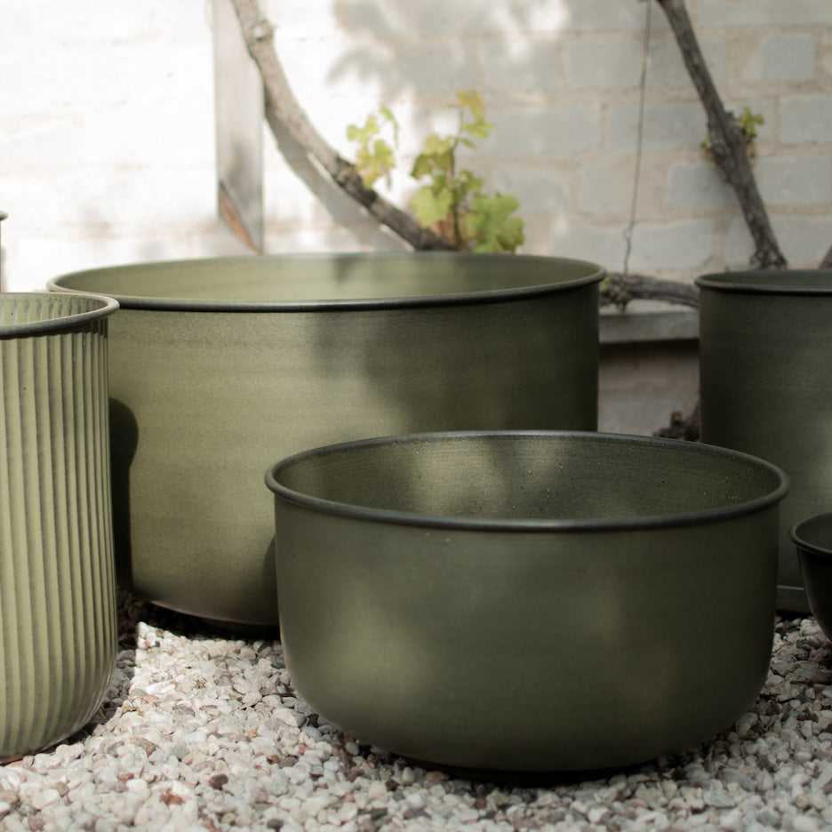 Pflanzschale Out Wide - grün