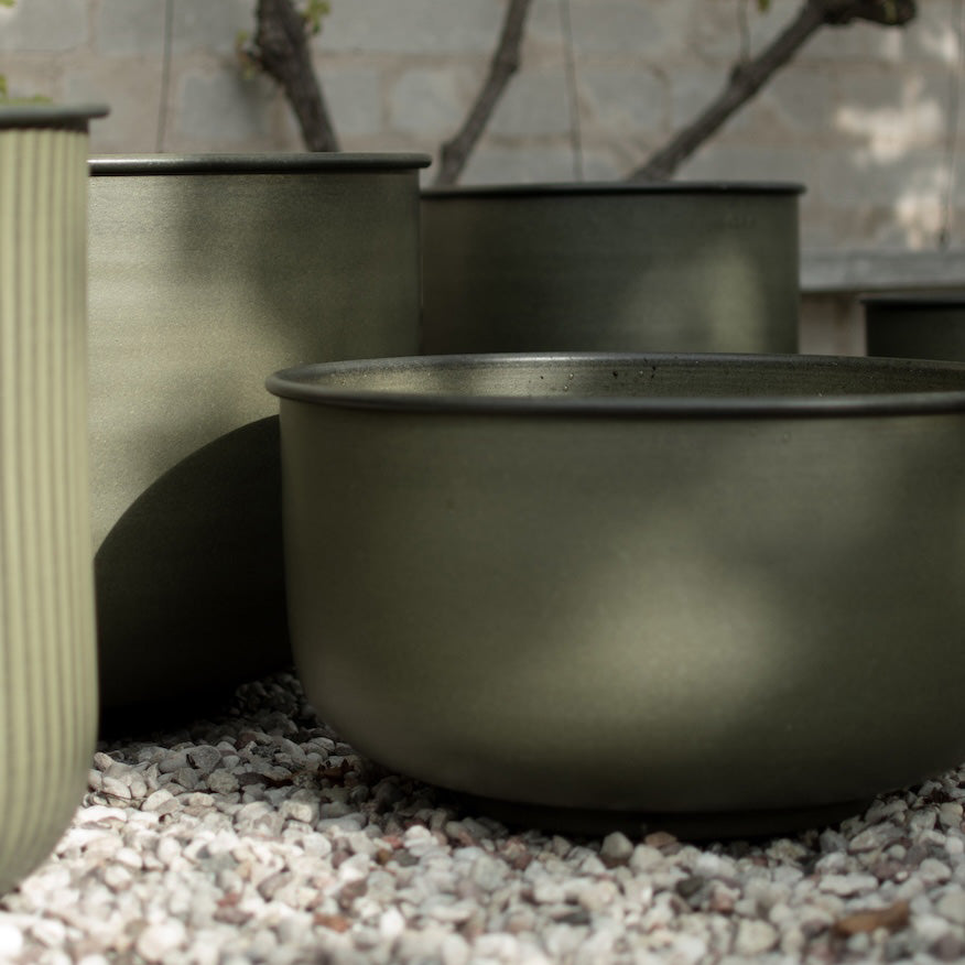 Pflanzschale Out Wide - grün