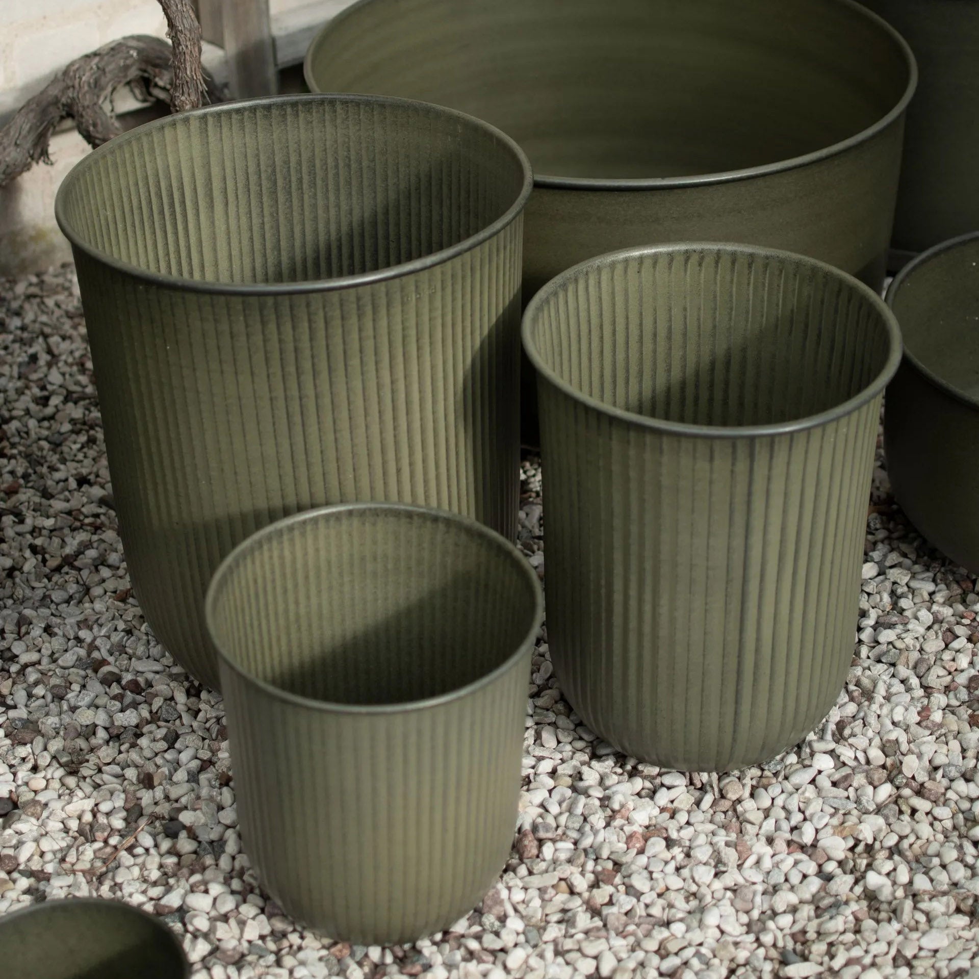 Pflanztopf Out Stripe - grün