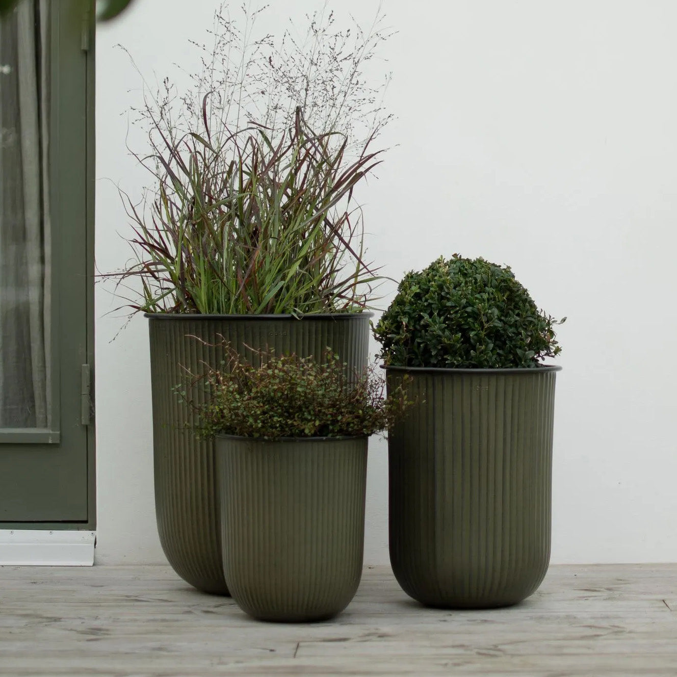 Pflanztopf Out Stripe - grün