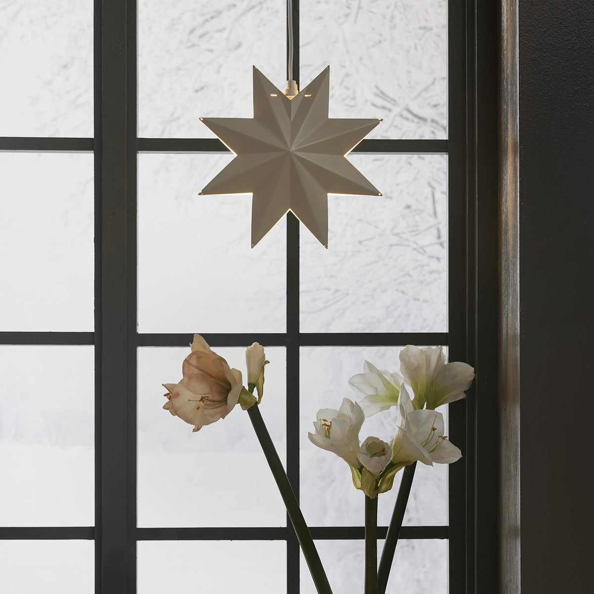 Metallstern Classic - beige