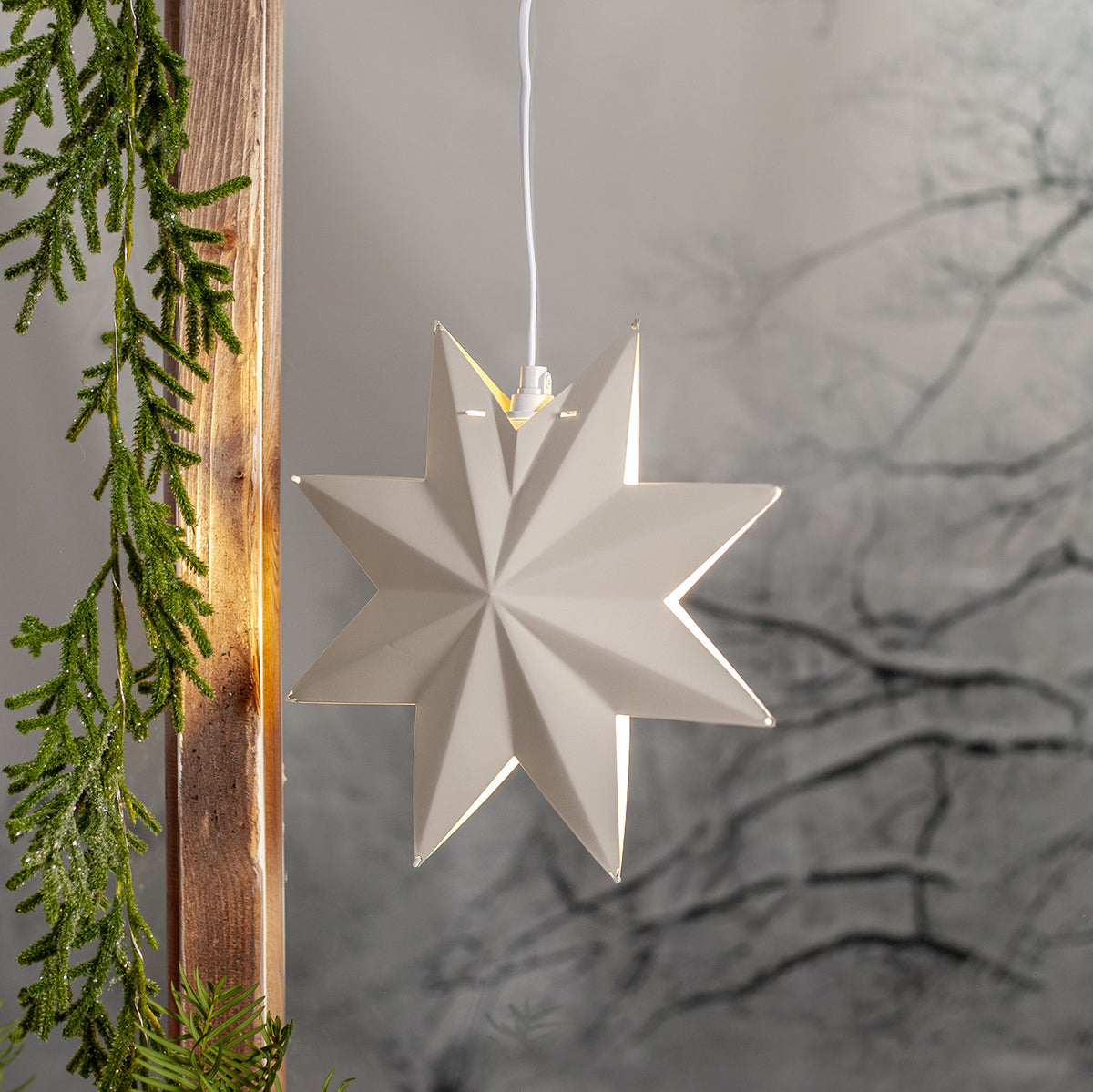 Metallstern Classic - beige