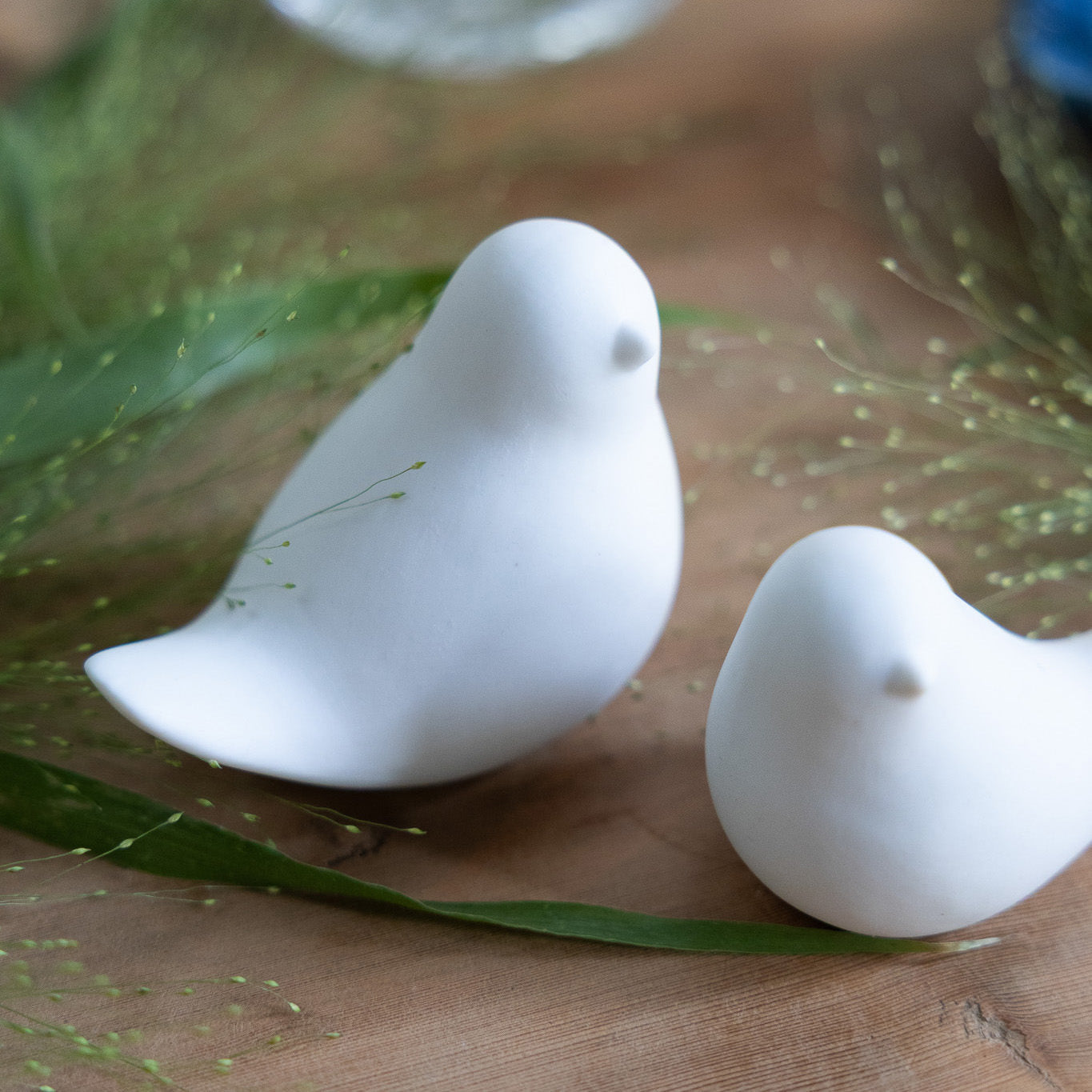 Vogel Elvira - weiß