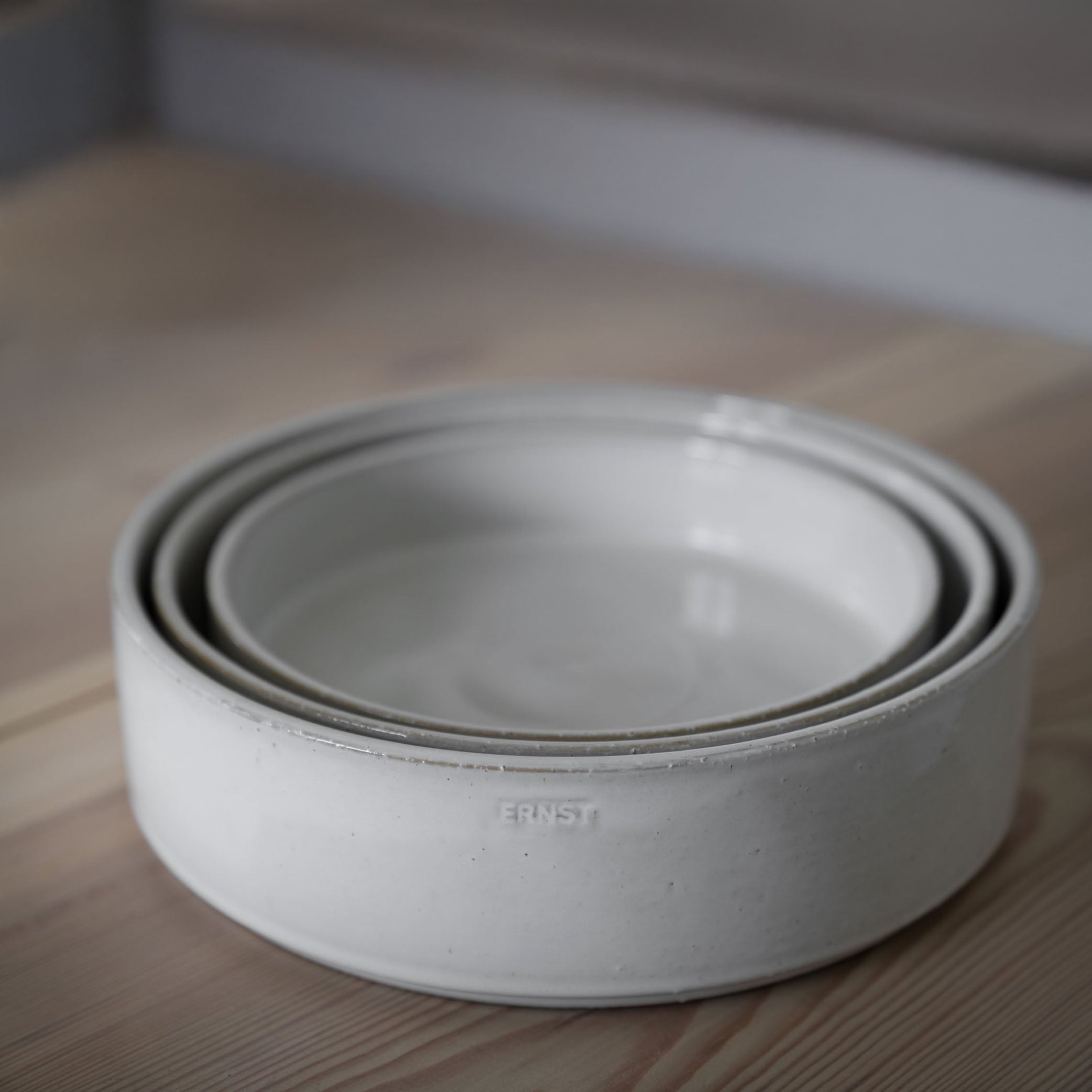 Auflaufform rund - natur