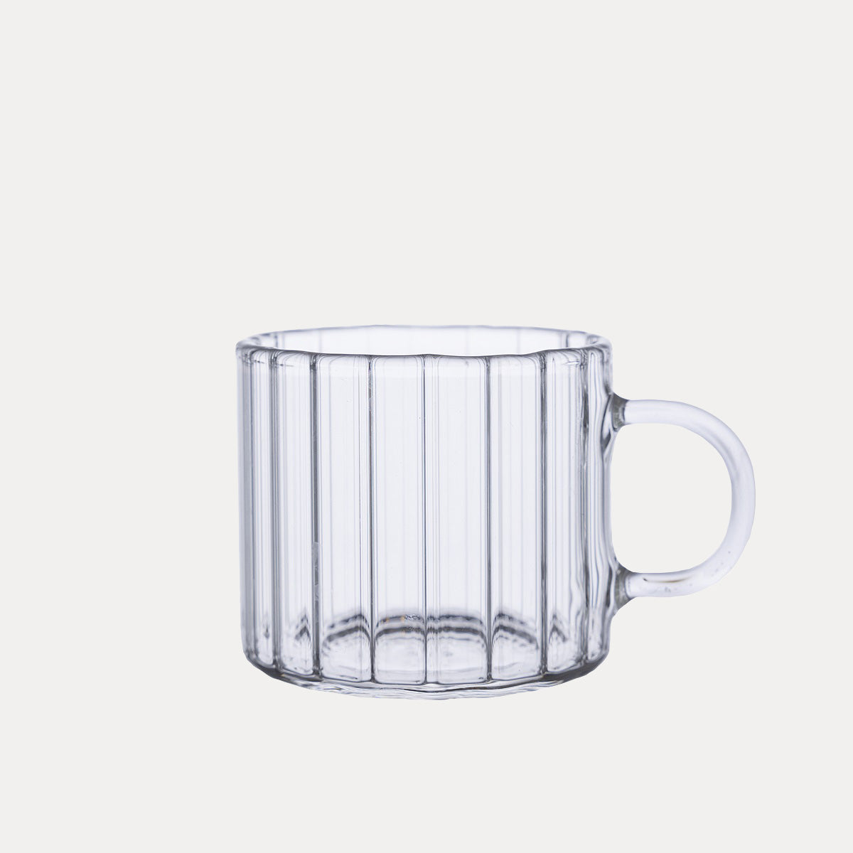 Tasse Glögg aus Glas - riffle