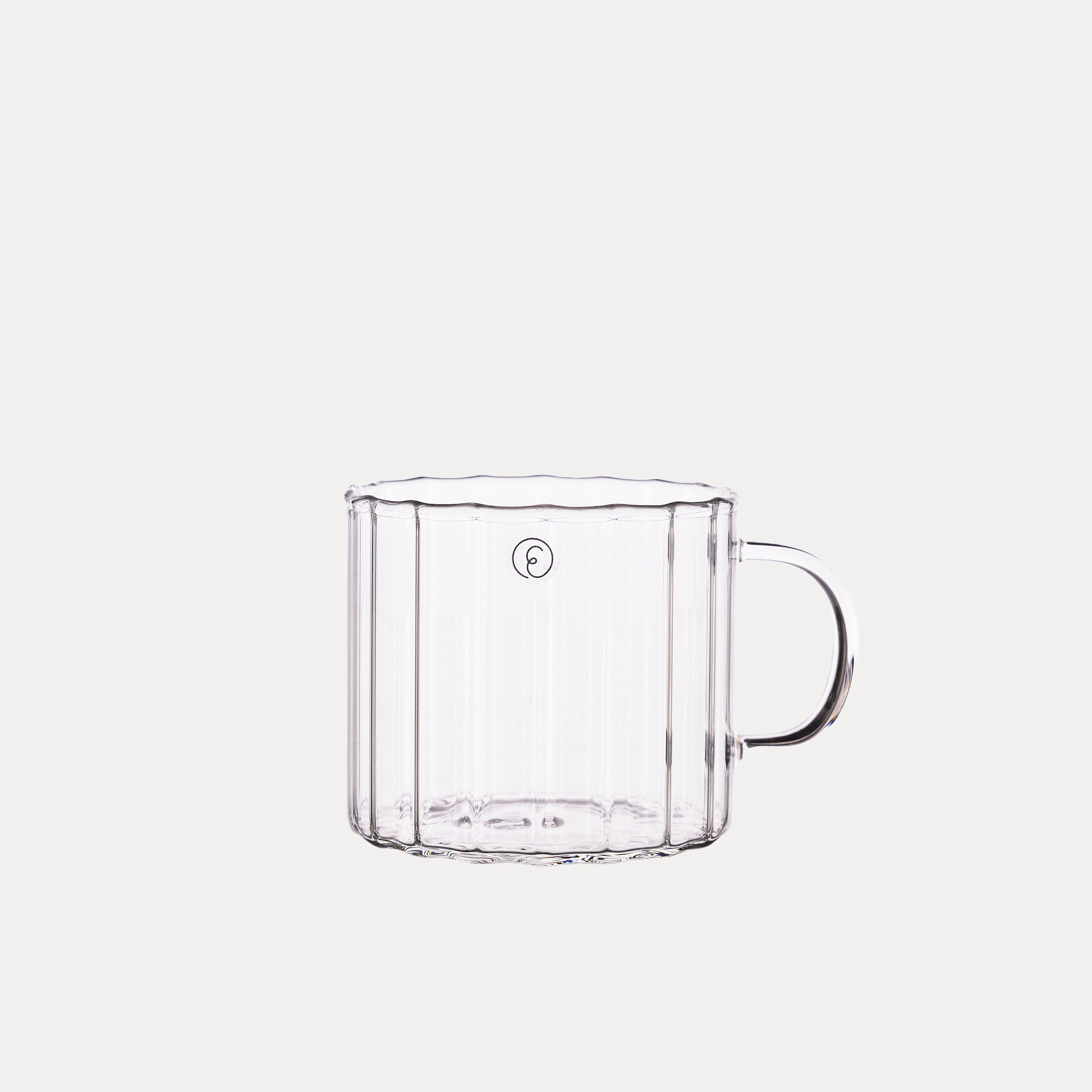 Tasse Glögg aus Glas - riffle