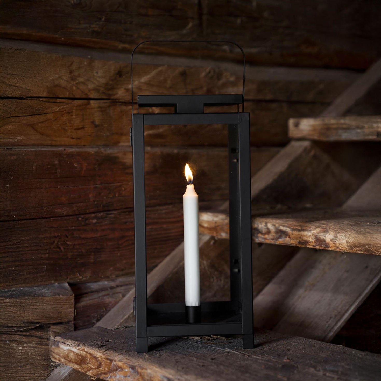 Windlicht Ljuslykta - schwarz