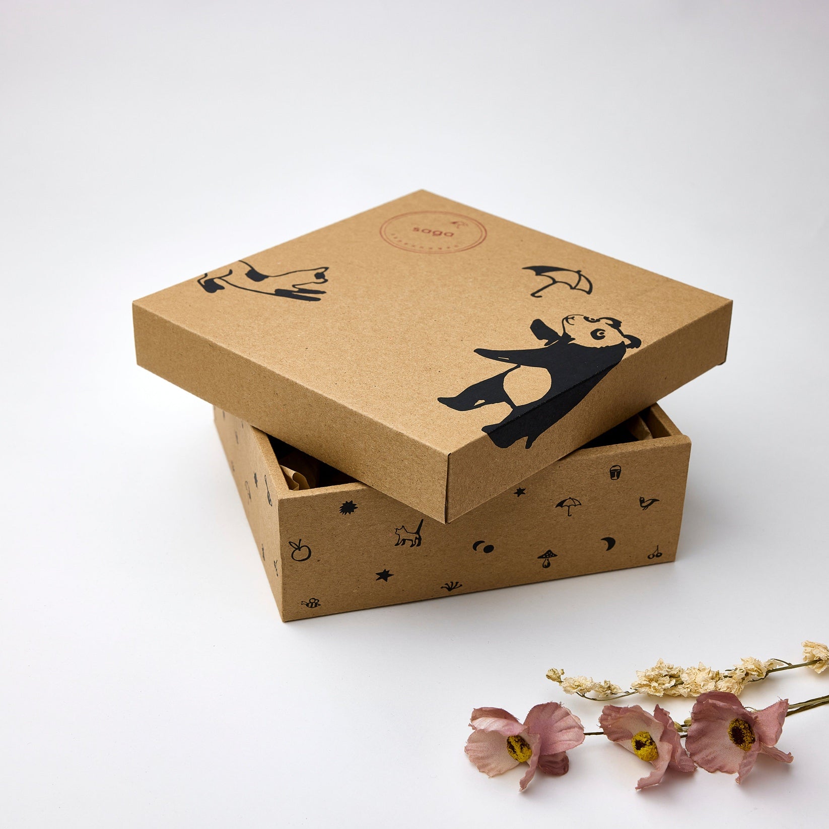 Baby Geschenkbox 4-teilig - natur
