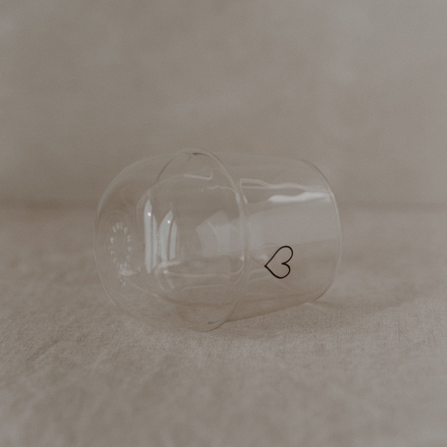 Doppelwandiges Glas Herz 220ml