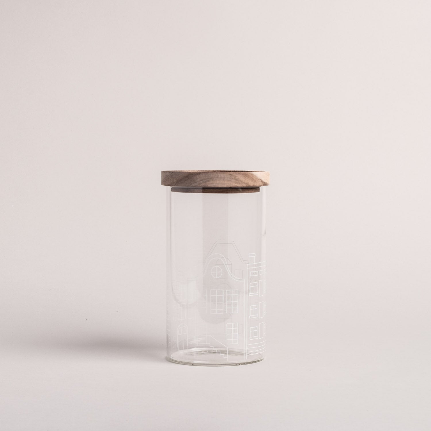 Vorratsglas 19cm - Häuser