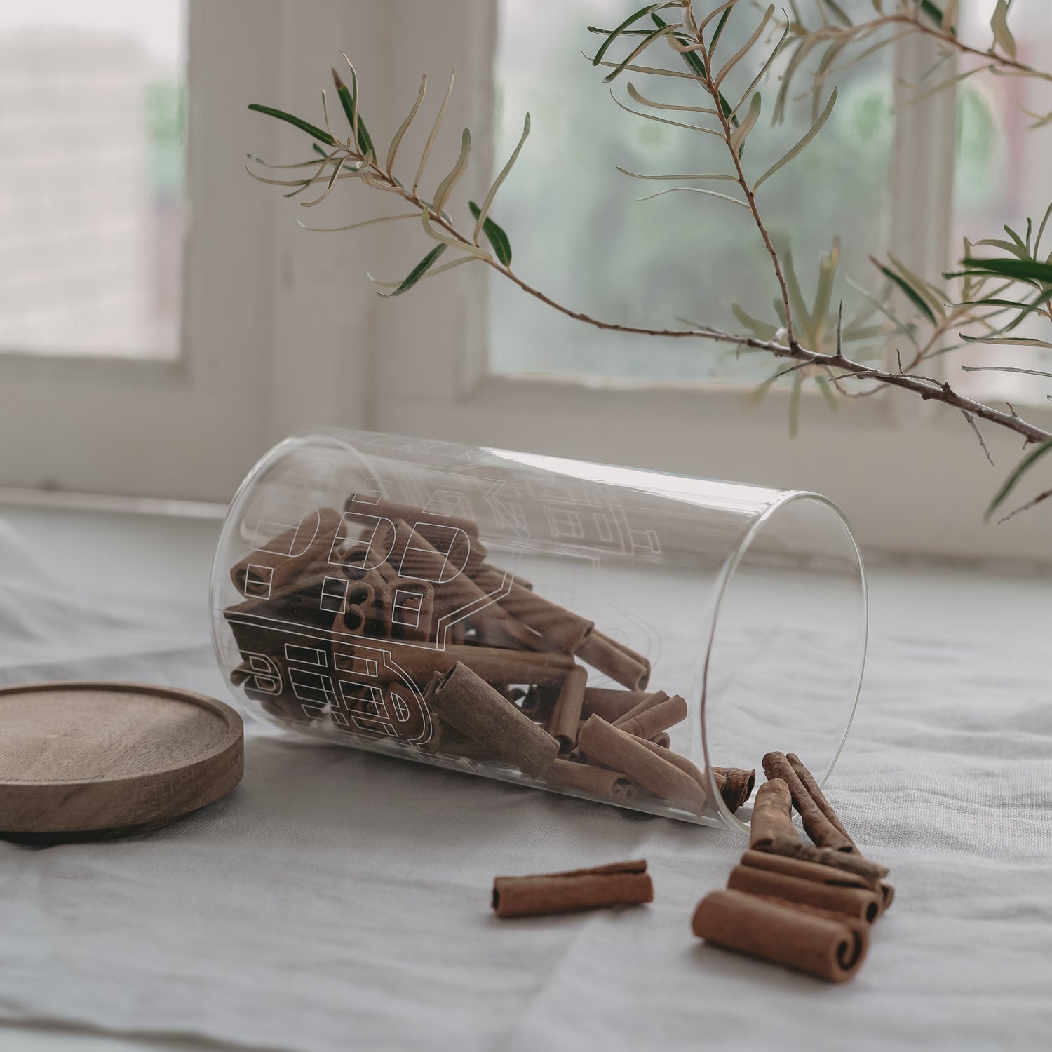 Vorratsglas 19cm - Häuser