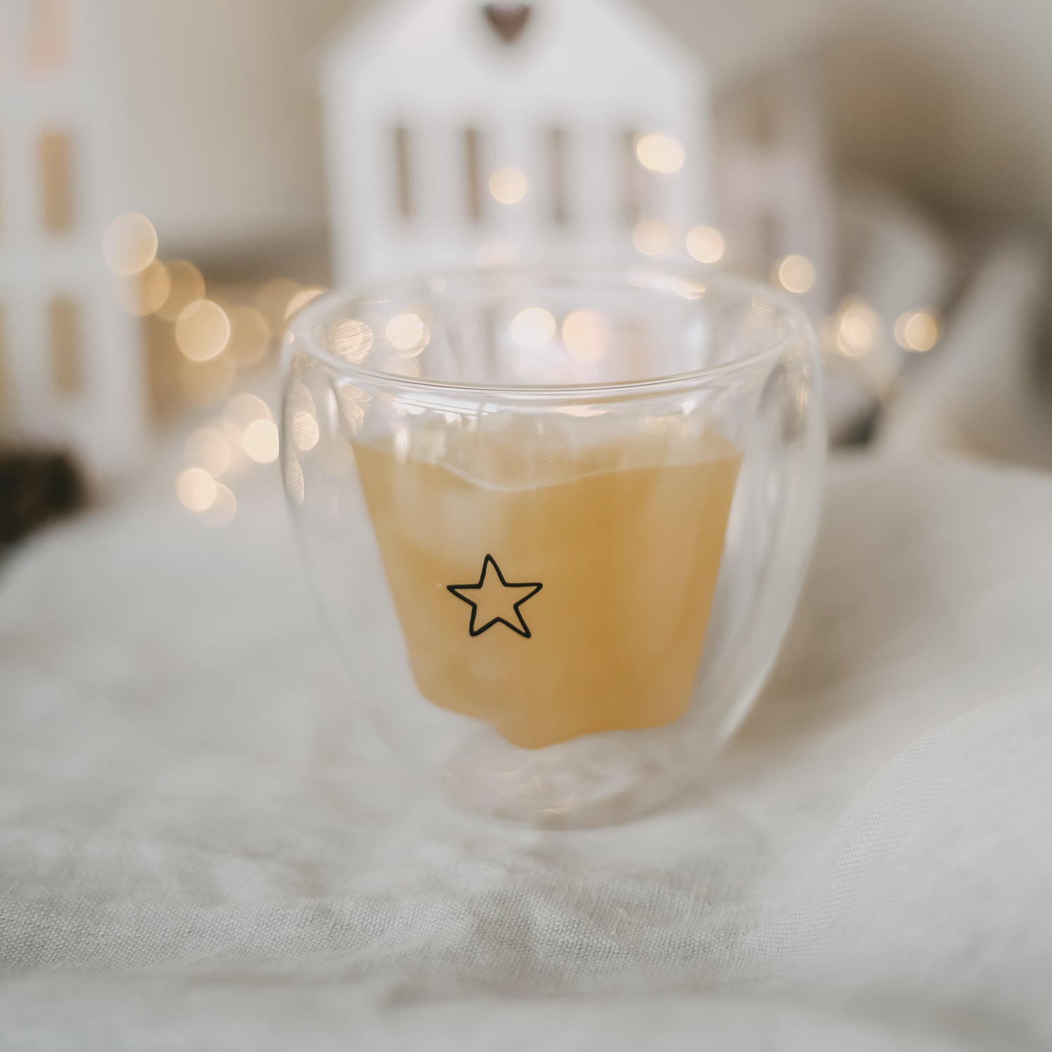 Doppelwandiges Sternglas 100ml - schwarz