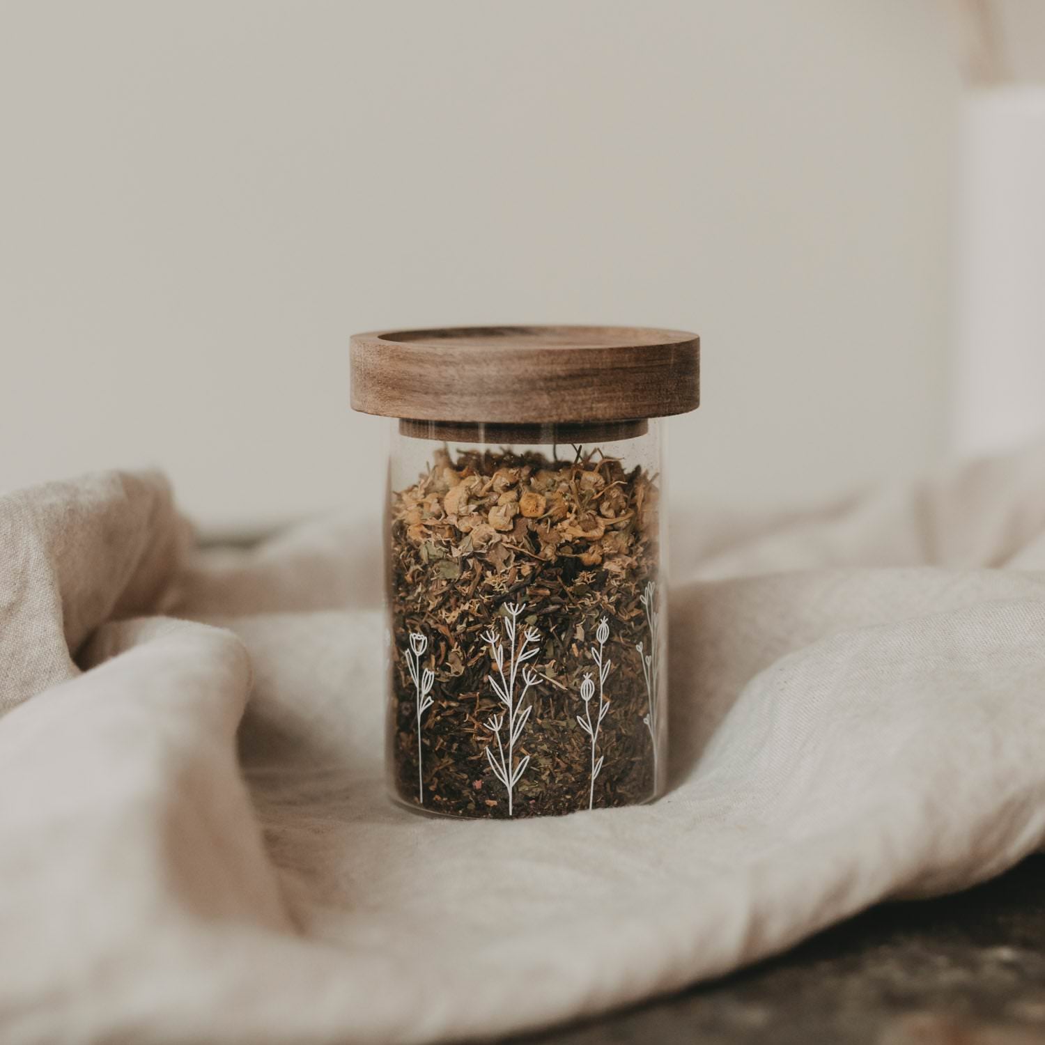 Mini Vorratsglas - Blumenwiese