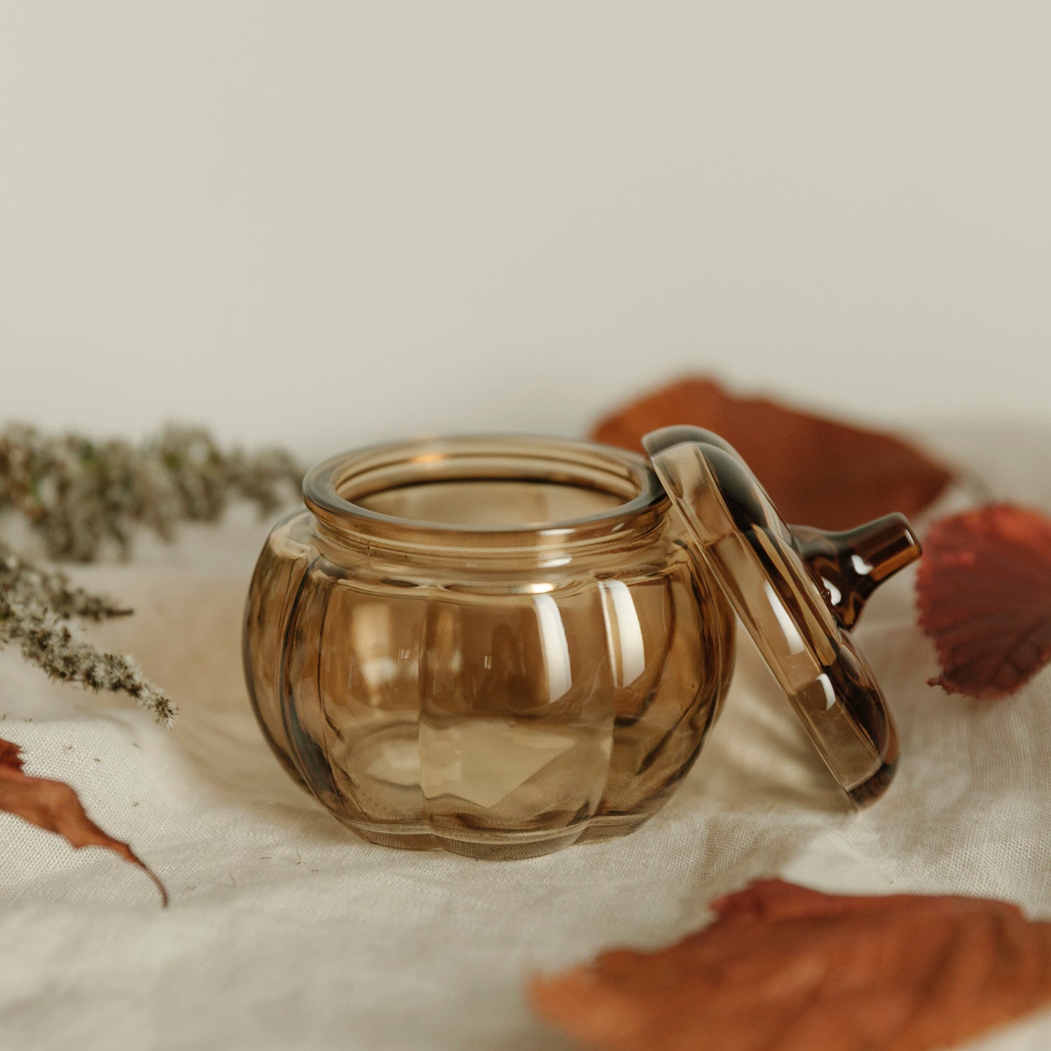 Kürbisdose mit Deckel Brehult - honey