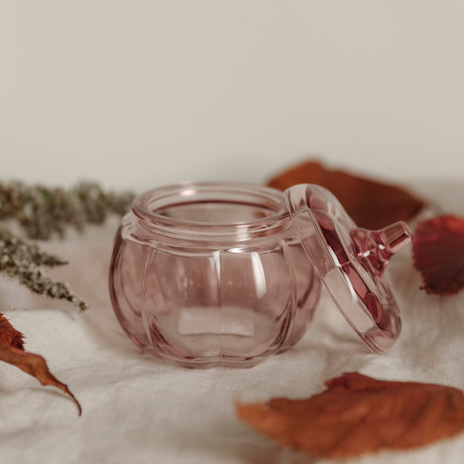 Kürbisdose mit Deckel Brehult - pink