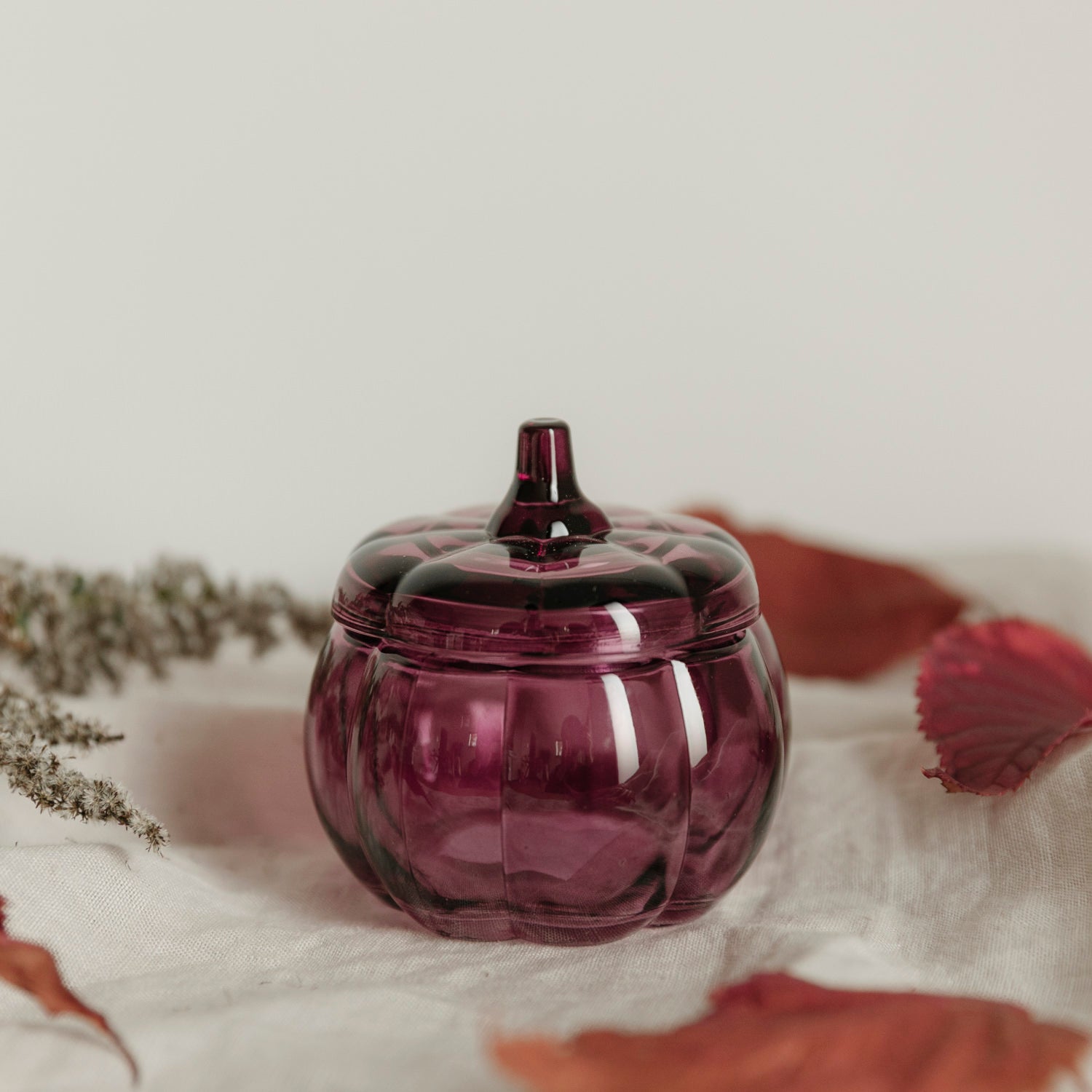 Kürbisdose mit Deckel Brehult - pflaume