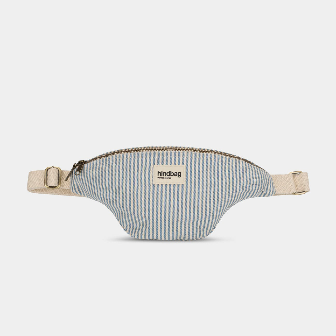 Olivia Bauchtasche - Streifen blau