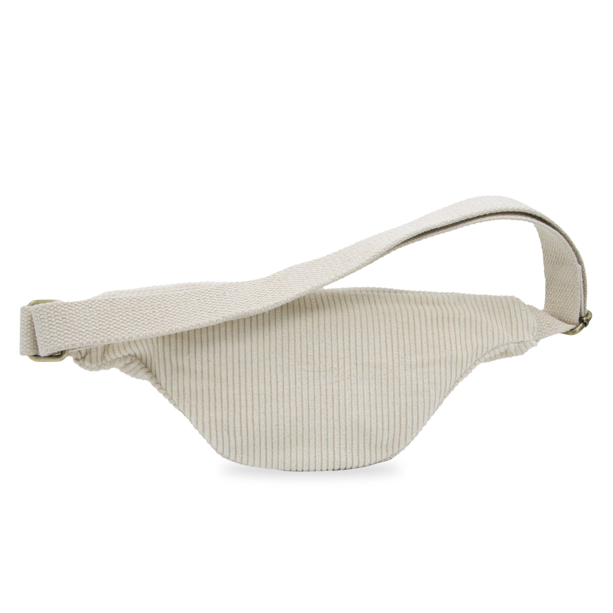 Olivia Bauchtasche - samt beige