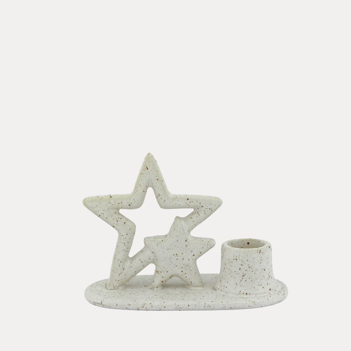Kerzenhalter Sterne - white dot