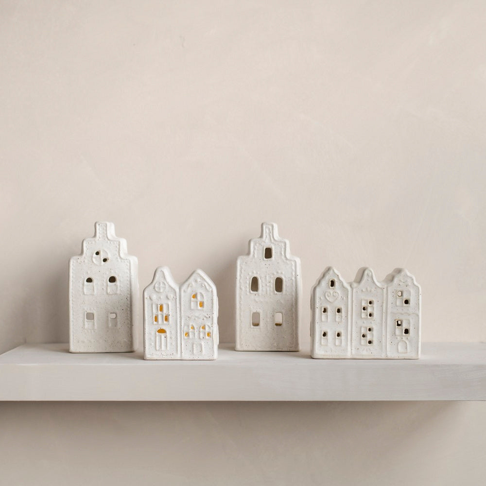 Lichthaus Dutch House 2er Set - white dot