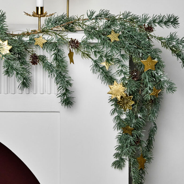Girlande Stars - gold