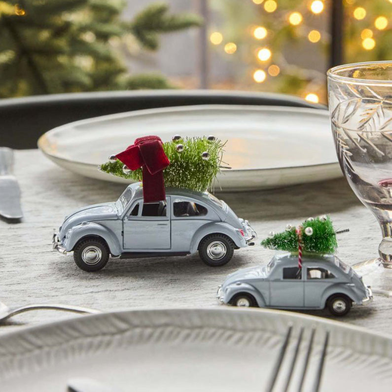 Deko Auto Xmas Car - hellblau