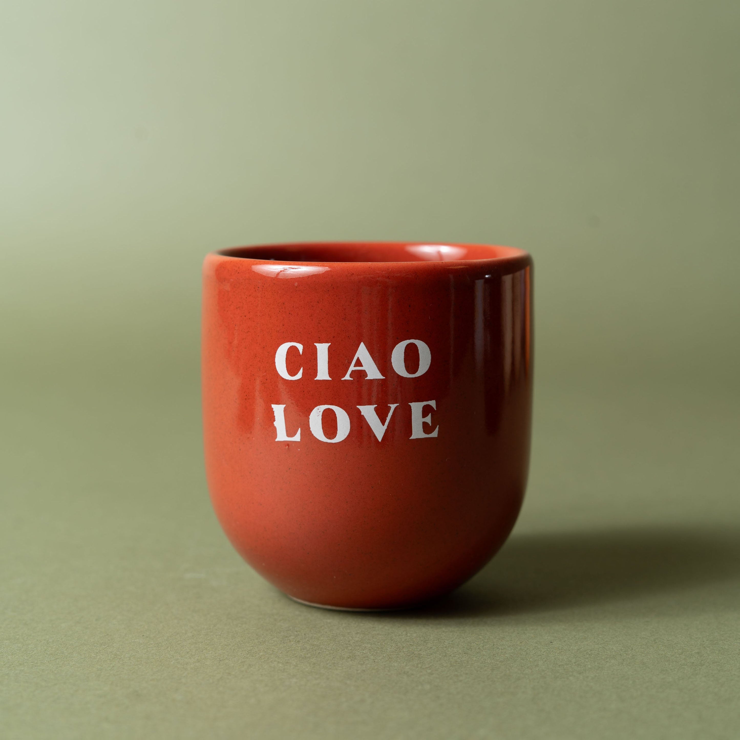Becher Ciao Love - rot