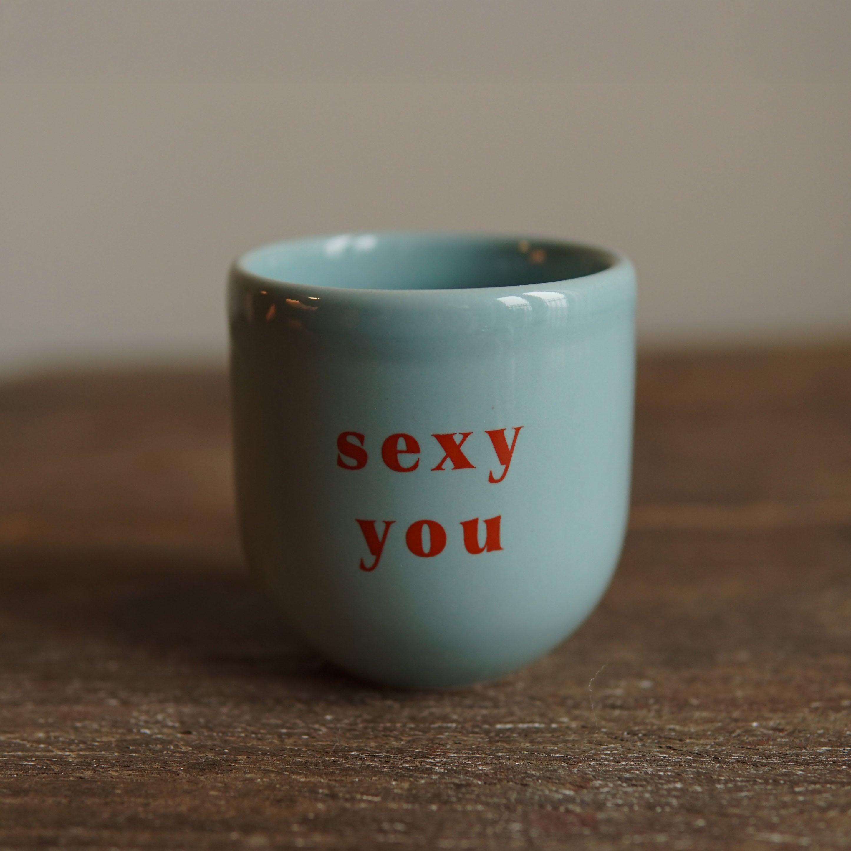 Becher Sexy You - blau