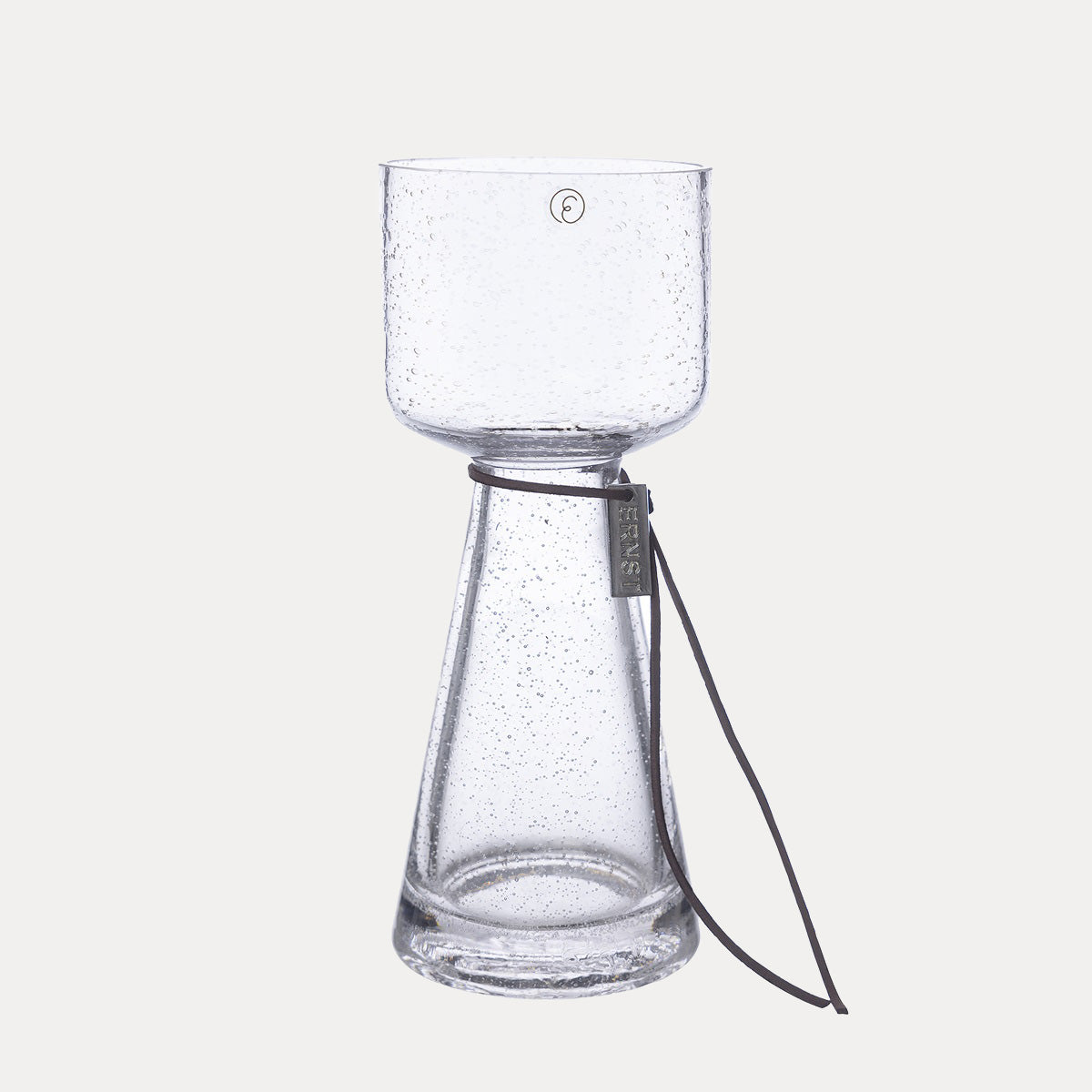 Hyazinthenvase aus Glas - bubble