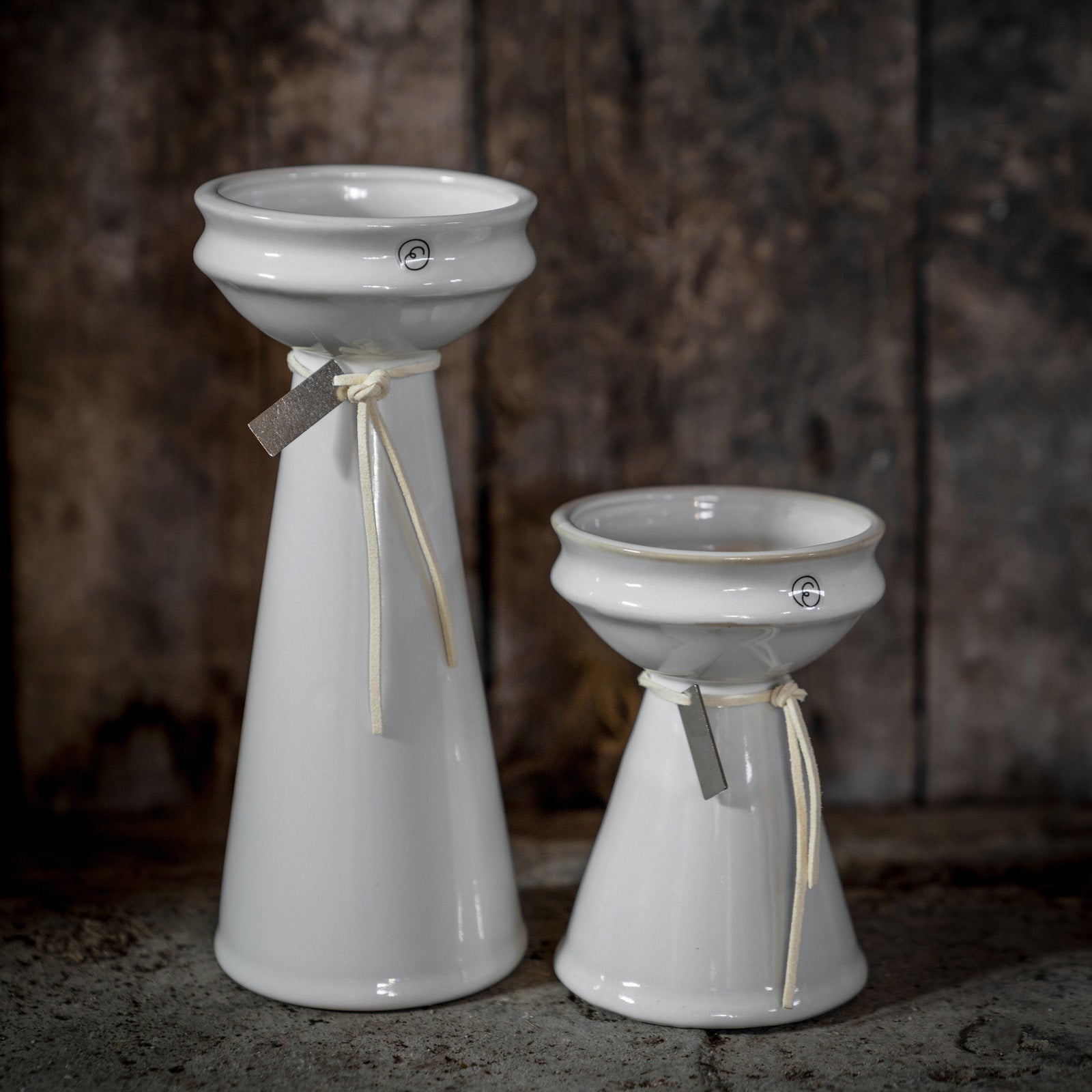 Hyazinthenvase - cremeweiß