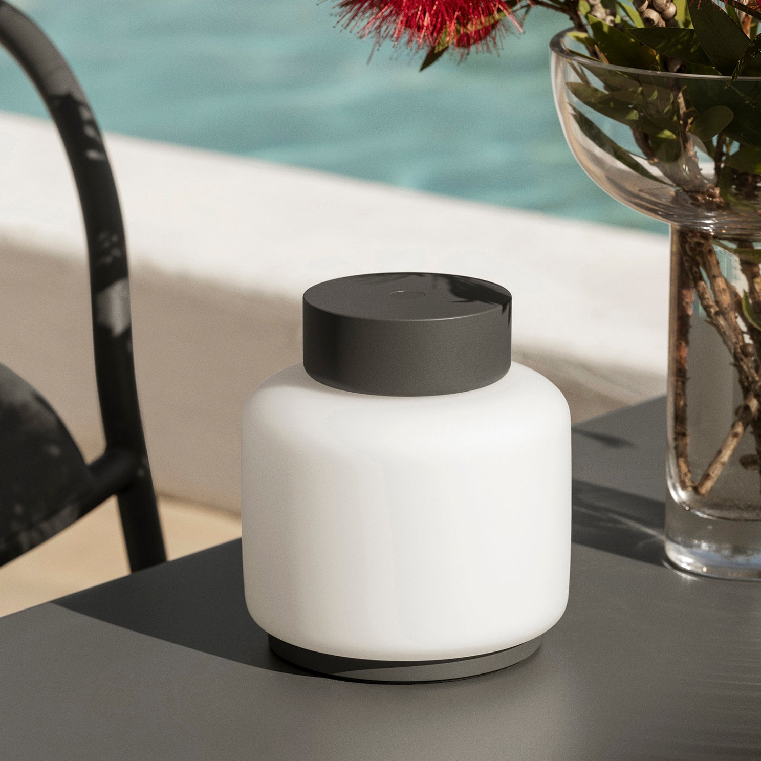 LED-Gartenlaterne FAWN indoor & outdoor - granite gray