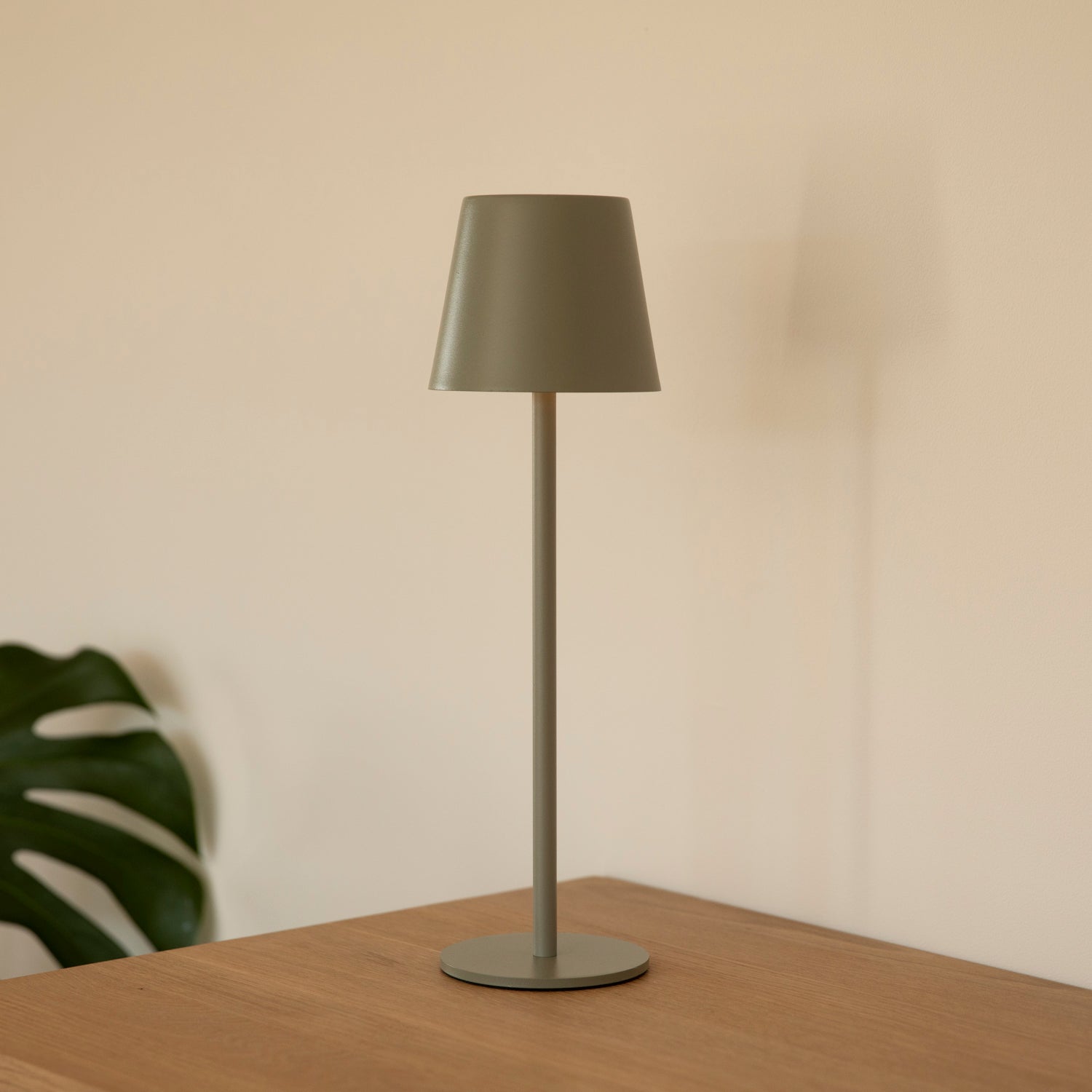 LED Tischlampe outdoor - olive