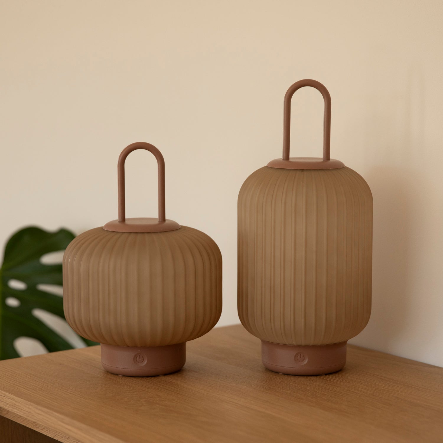 LED Laterne mit Glas outdoor - terra