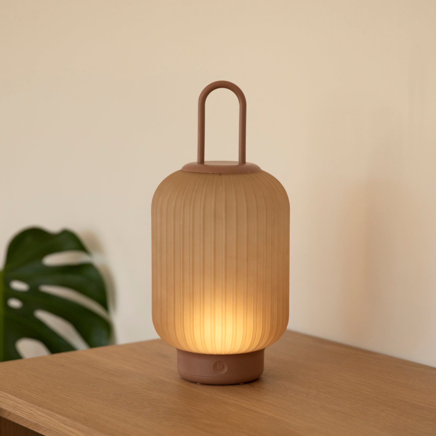 LED Laterne mit Glas outdoor - terra