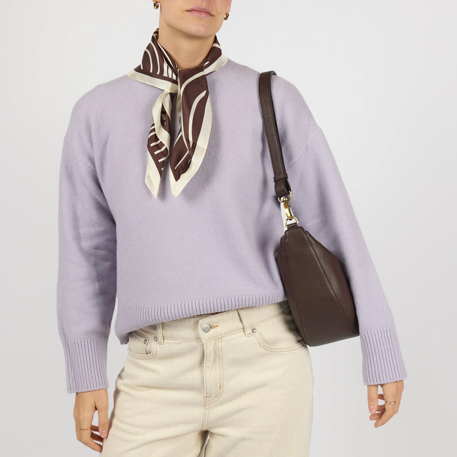 Leo Maxi Tasche - Leder Chocolate