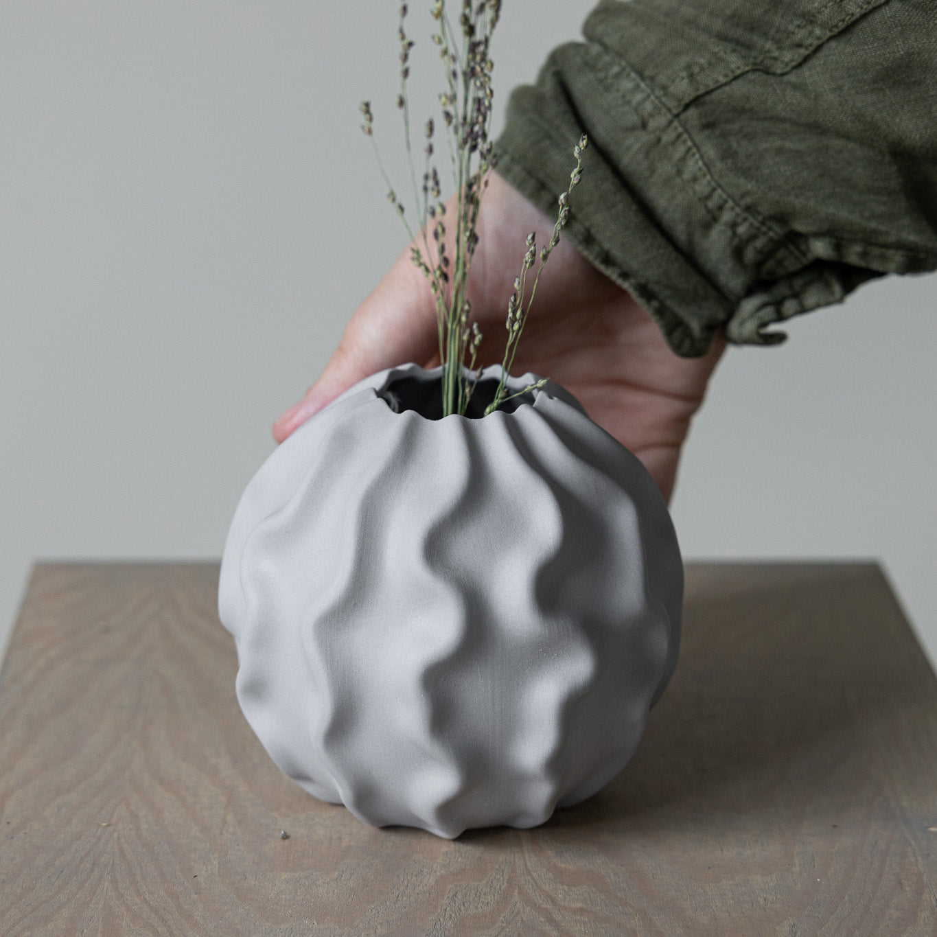 Vase Malmbäck - hellgrau
