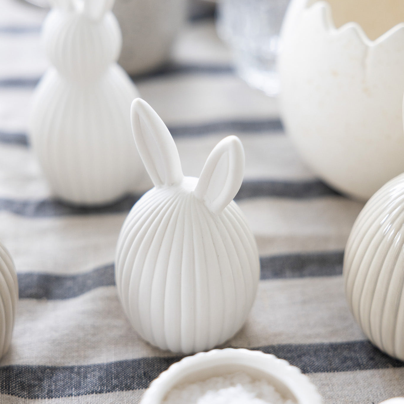 Osterdekoration Hase Meja - weiß