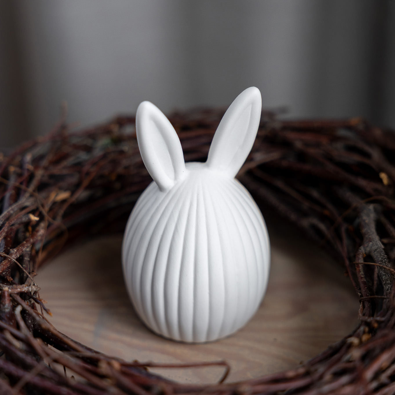 Osterdekoration Hase Meja - weiß