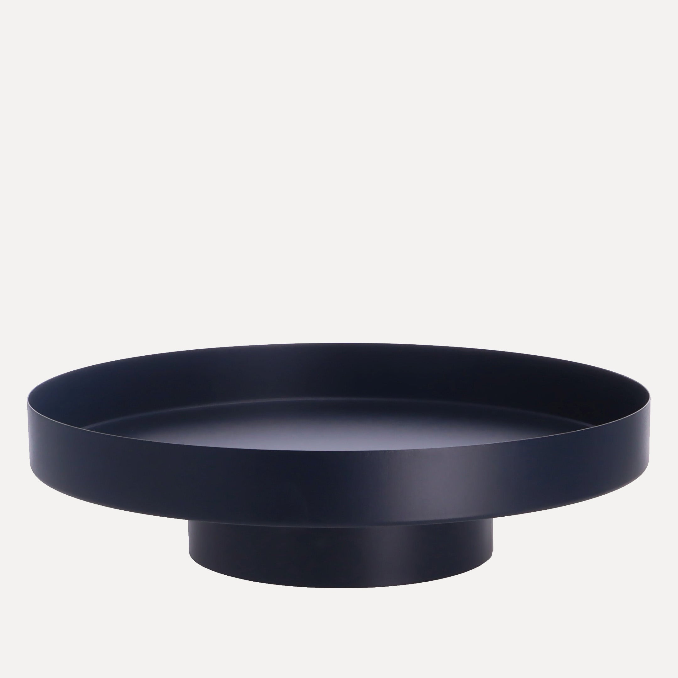 Tablett Erik mit Fuß - nachtblau