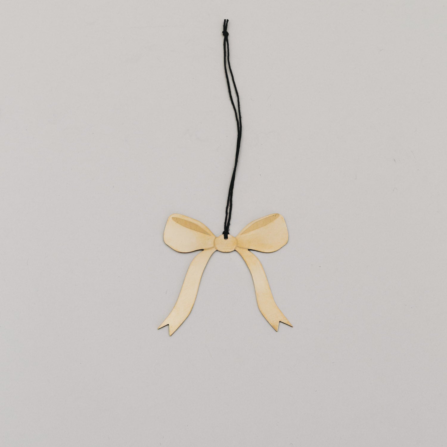 Metallanhänger Schleife - gold