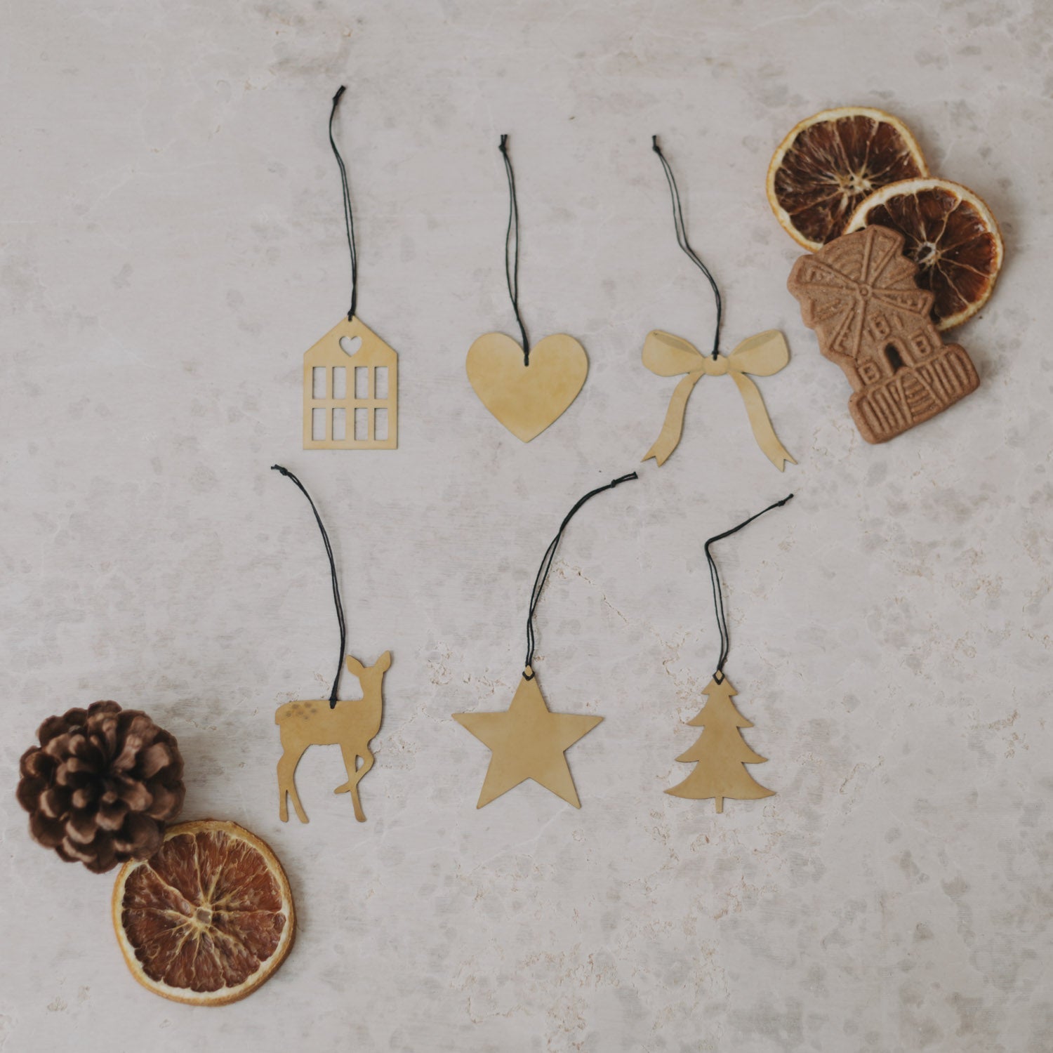 Metallanhänger Mix - gold